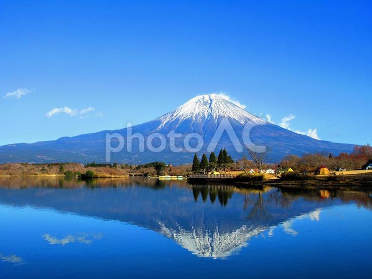 富士山 逆さ富士 湖 (228 無料写真)